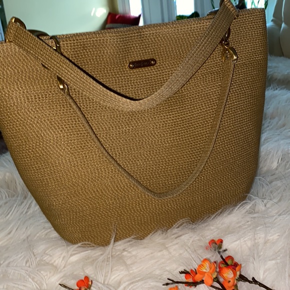 ERIC JAVITS woven tote purse - Picture 2 of 14